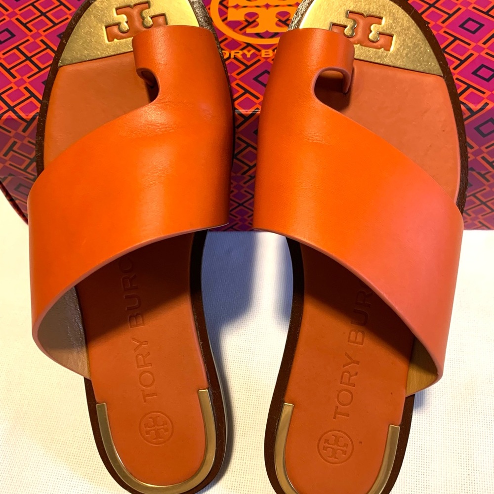 TORY BURCH SHELBY TOE SLIDE
